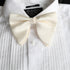Oversized Satin Bow Tie